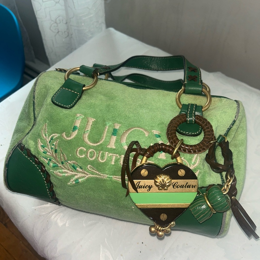 Rare Vintage Juicy Couture Green Handbag